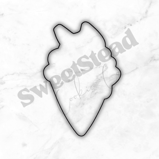 Monster Ice Cream Cone - Cookie Cutter