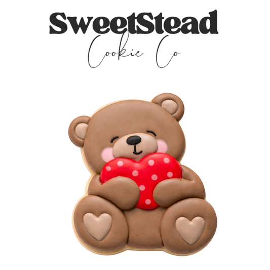 Teddy Bear Heart - Cookie Cutter