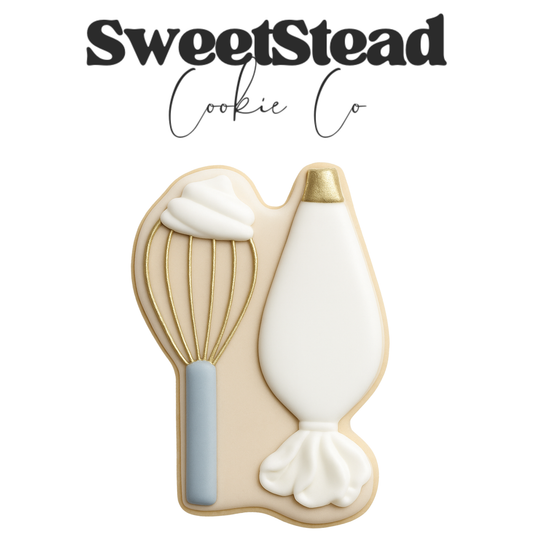 Whisk and Pipping Bag - Cookie Cutter